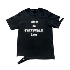 Number Nine “War Is Terrorism Too” Tee - AW04 Give Peace A Chance